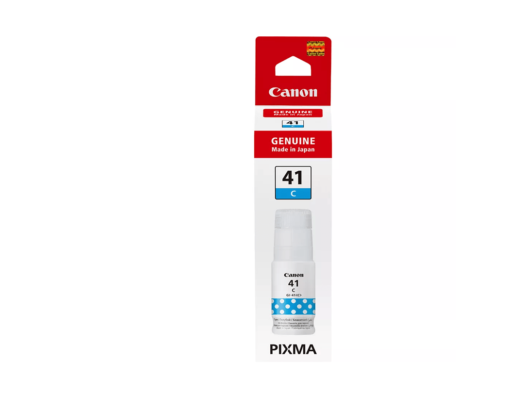 Canon GI-41C Ink Bottle - Cyan in Qatar Canon GI-41C Ink Bottle - Cyan in Qatar